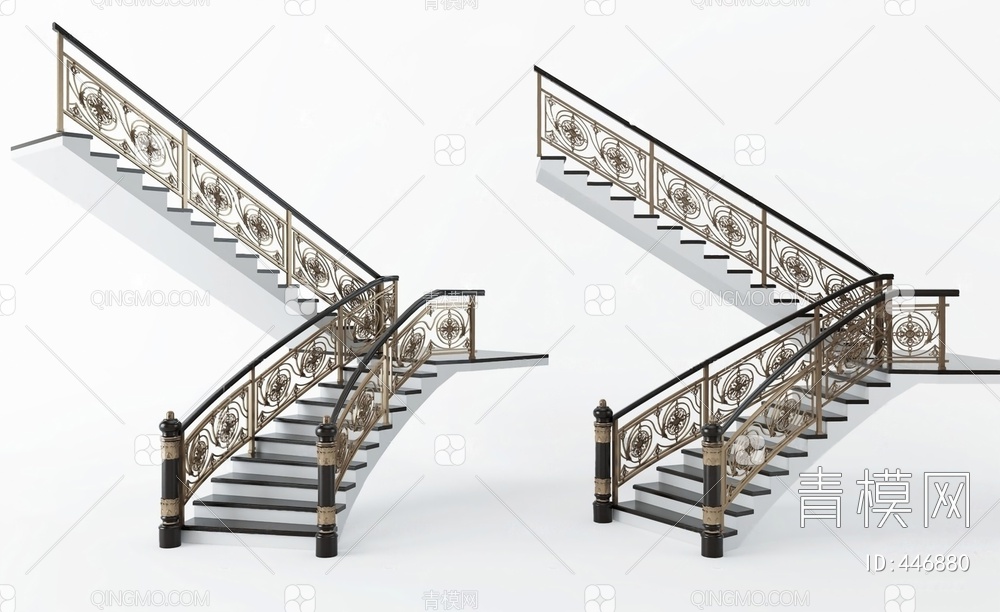 楼梯3D模型下载【ID:446880】