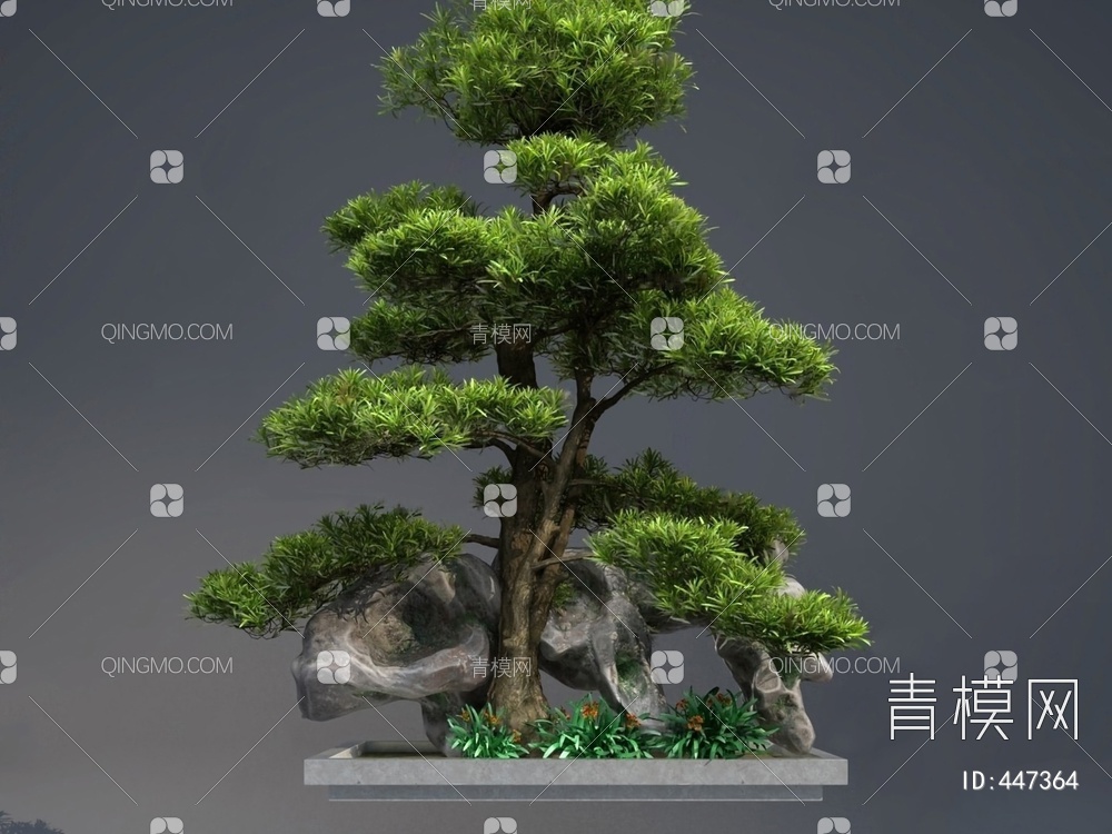 松树3D模型下载【ID:447364】