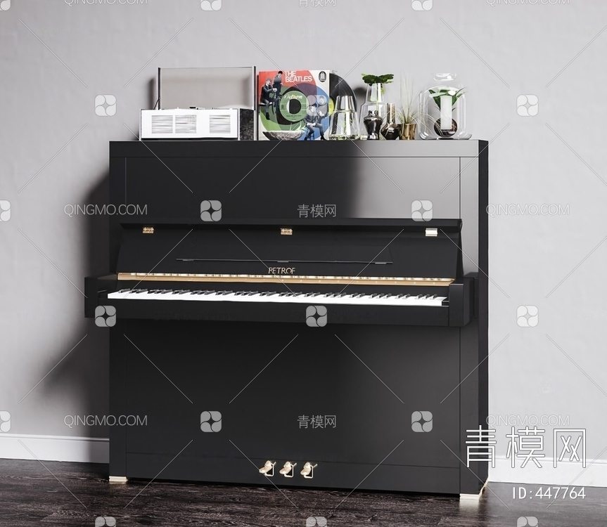 钢琴3D模型下载【ID:447764】