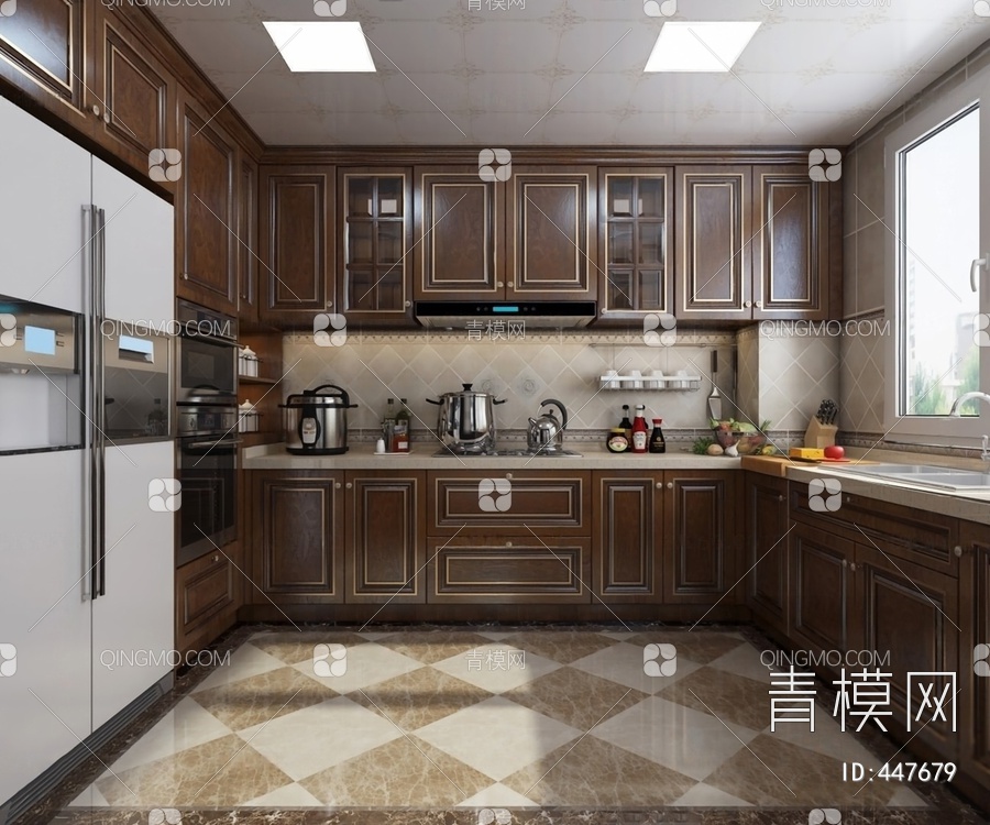 厨房3D模型下载【ID:447679】