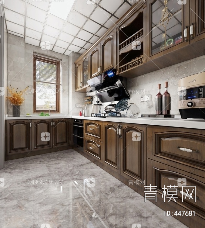 厨房3D模型下载【ID:447681】