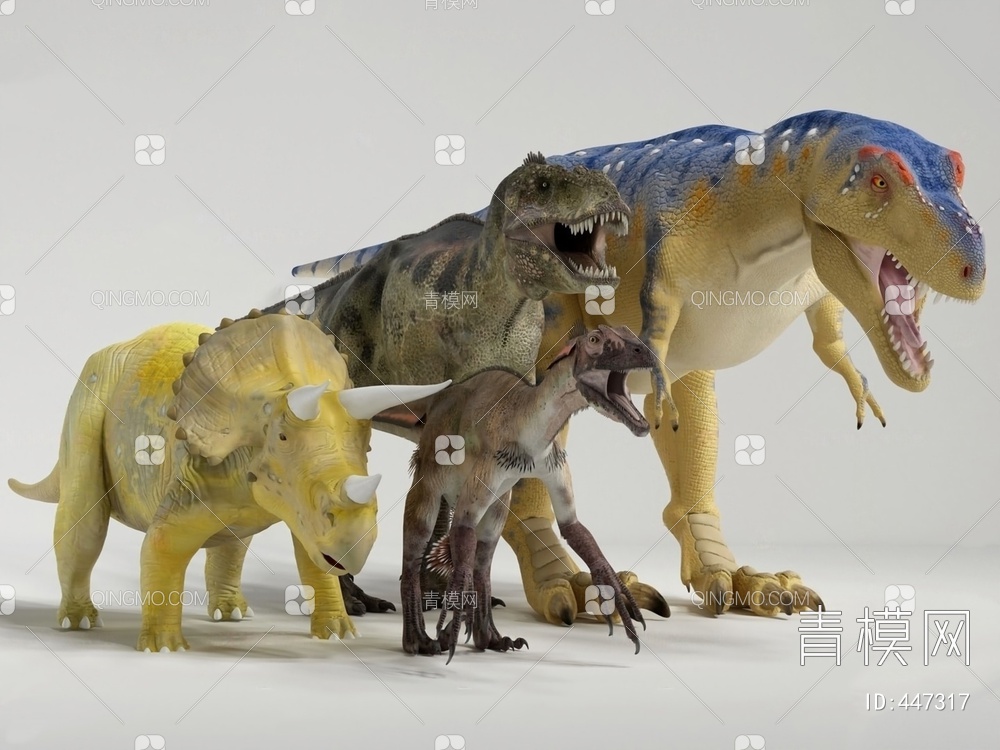 恐龙3D模型下载【ID:447317】
