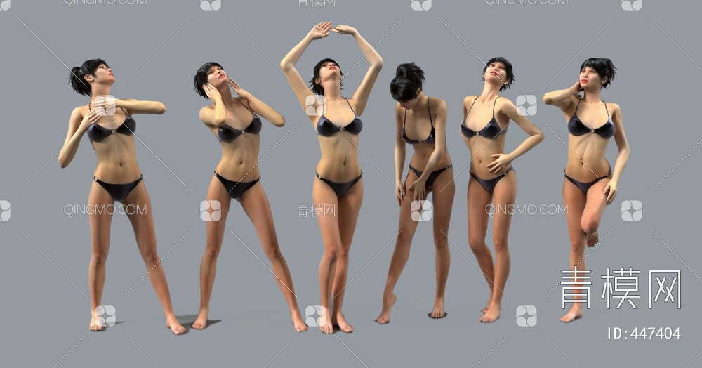 女人3D模型下载【ID:447404】