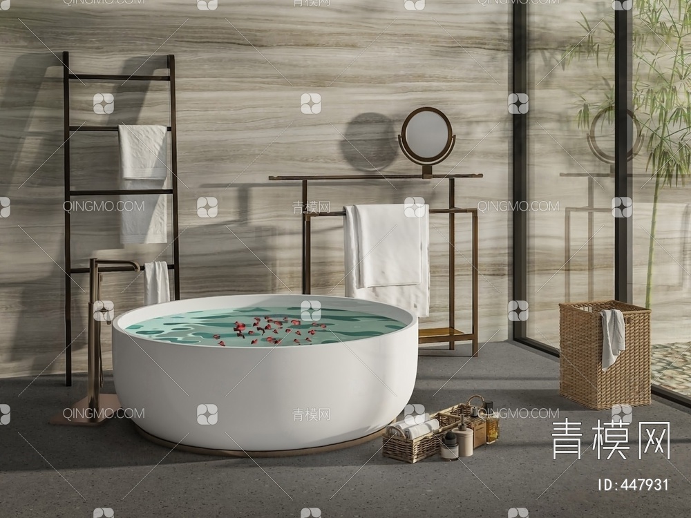 浴缸3D模型下载【ID:447931】
