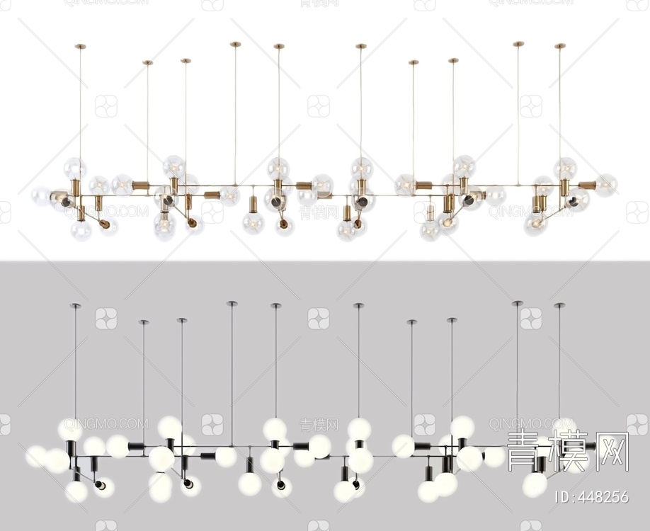 吊灯3D模型下载【ID:448256】