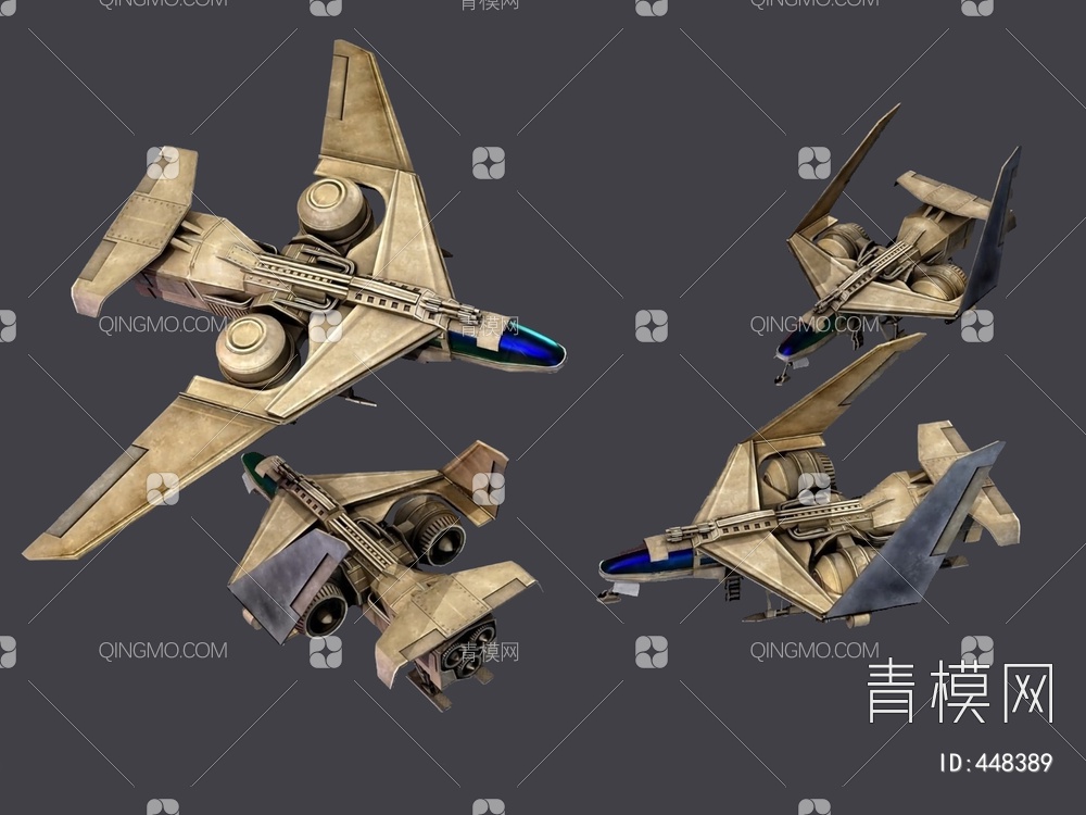 战斗机3D模型下载【ID:448389】