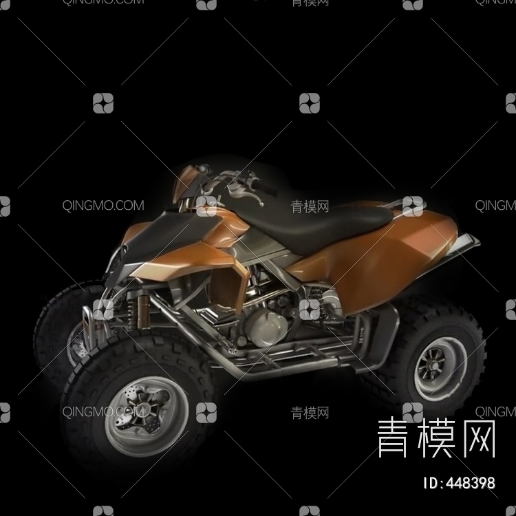 摩托车3D模型下载【ID:448398】