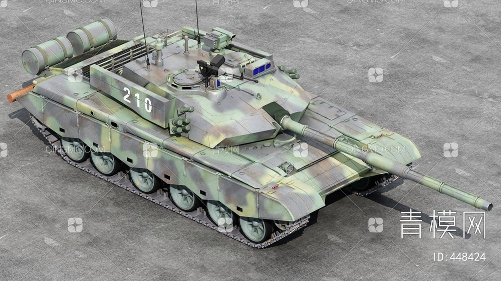 坦克3D模型下载【ID:448424】