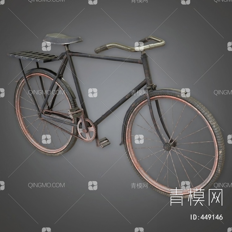 自行车3D模型下载【ID:449146】