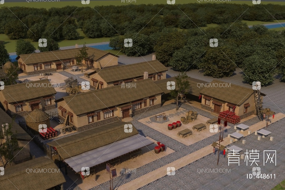 房子3D模型下载【ID:448611】