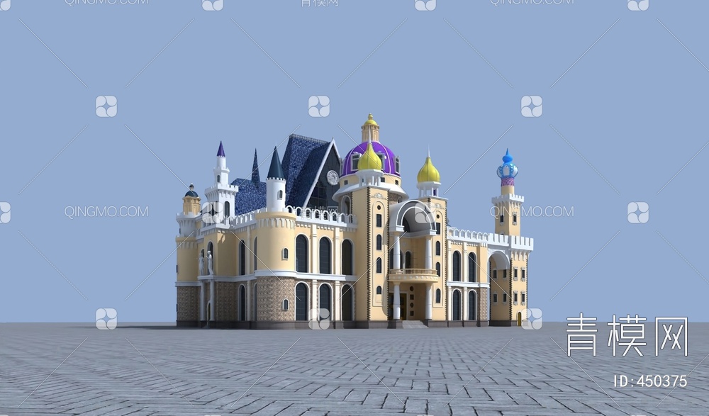 城堡3D模型下载【ID:450375】