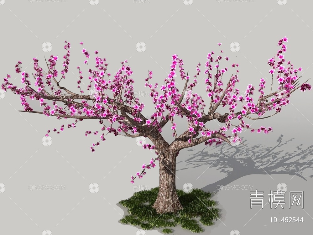 桃树3D模型下载【ID:452544】