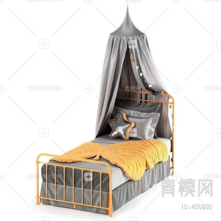 儿童床3D模型下载【ID:450880】