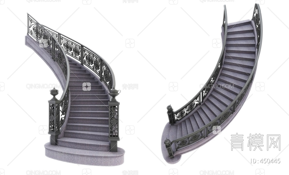 楼梯3D模型下载【ID:450445】