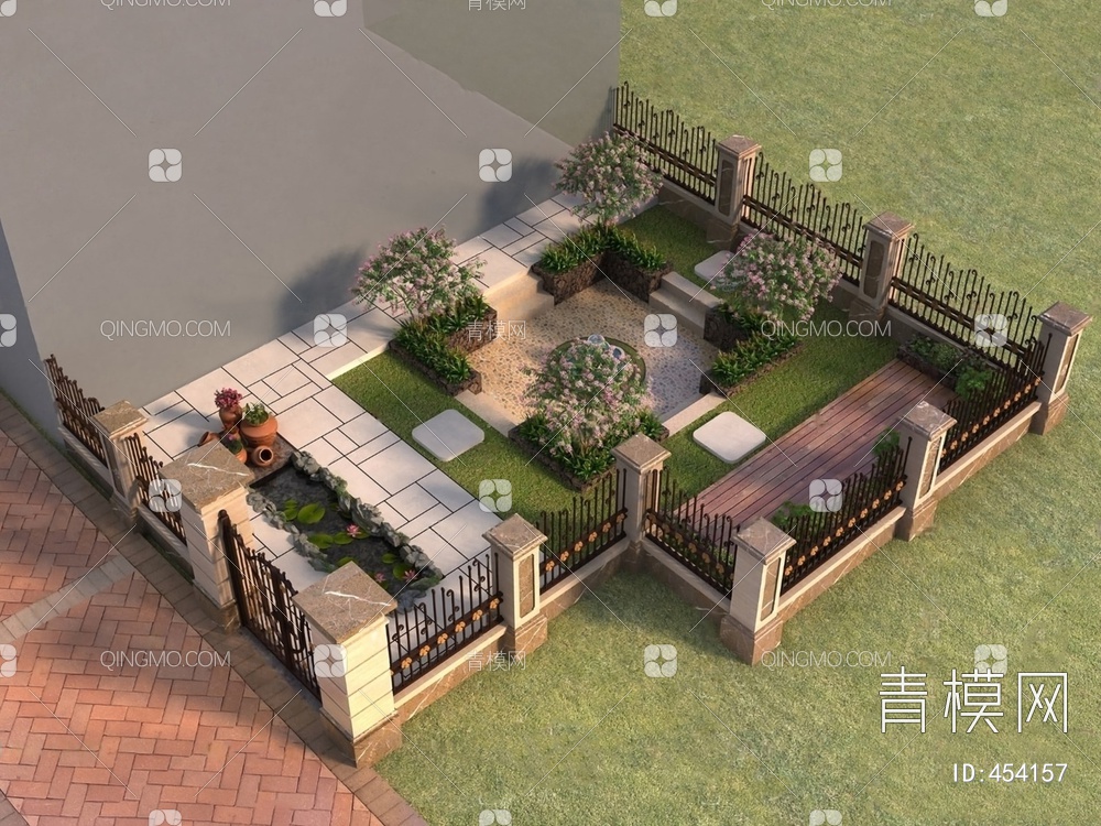 庭院3D模型下载【ID:454157】