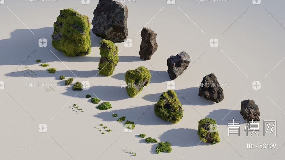 石头3D模型下载【ID:453109】