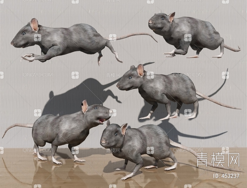 老鼠3D模型下载【ID:453237】