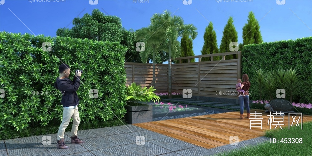 花园3D模型下载【ID:453308】