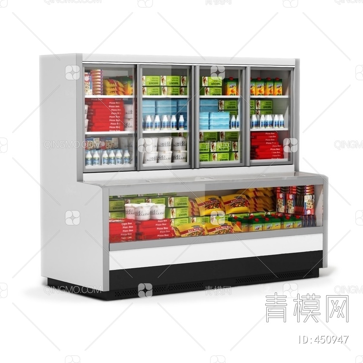 冰柜3D模型下载【ID:450947】