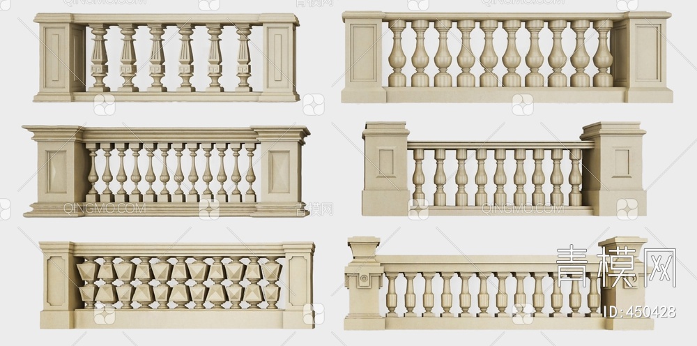护栏3D模型下载【ID:450428】