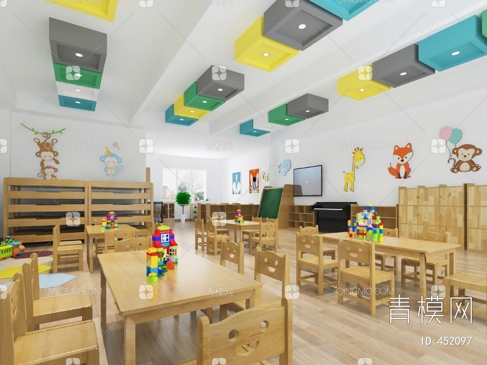 幼儿园3D模型下载【ID:452097】