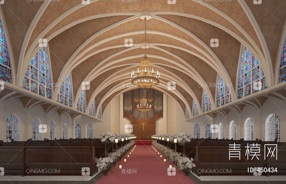教堂3D模型下载【ID:450434】