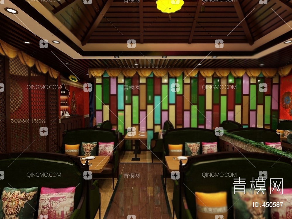 餐厅3D模型下载【ID:450587】