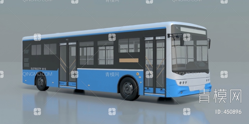 公交车3D模型下载【ID:450896】
