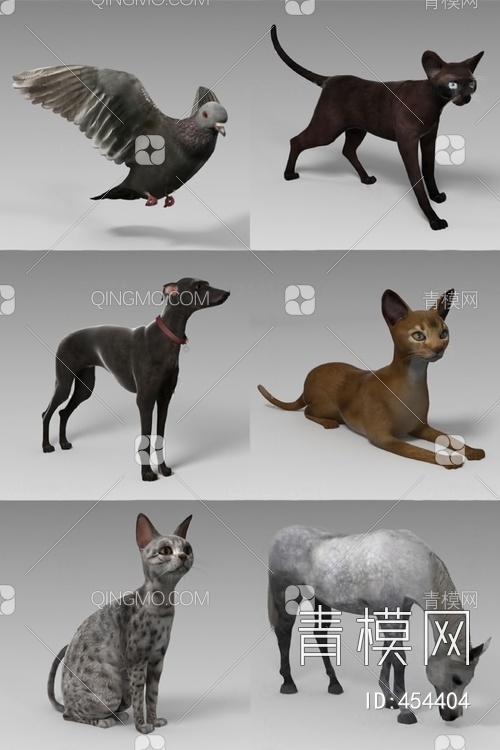 动物3D模型下载【ID:454404】