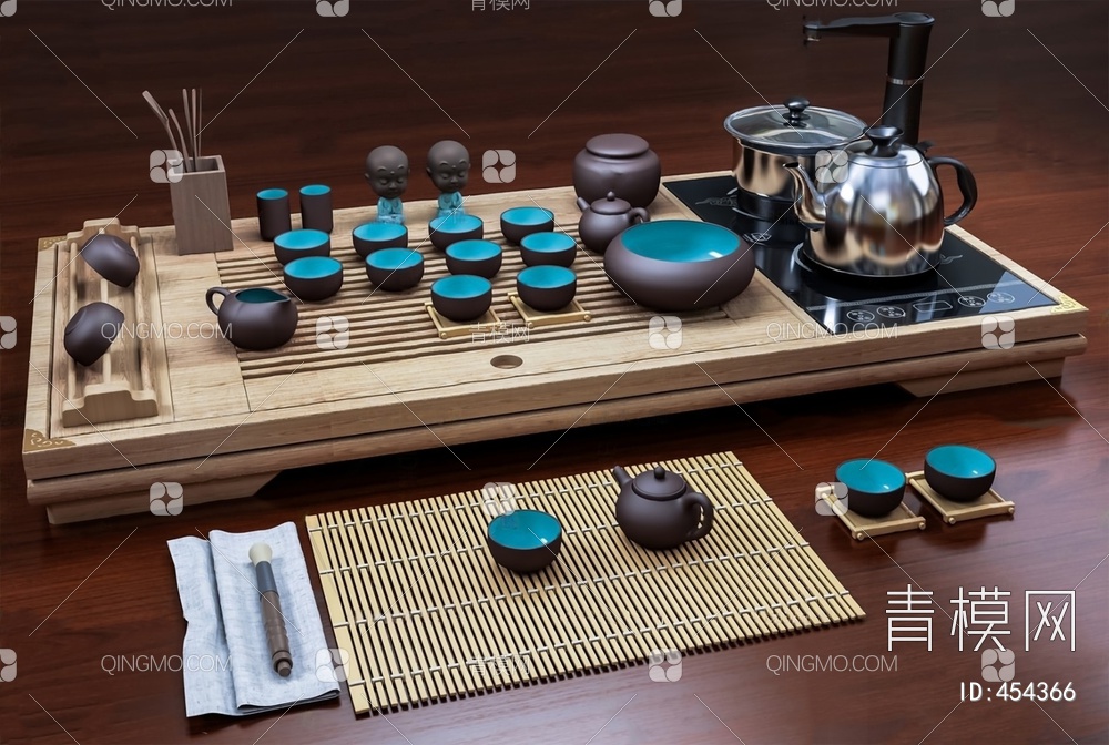 茶具3D模型下载【ID:454366】