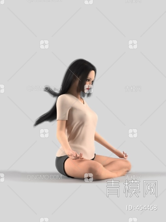 女人3D模型下载【ID:454458】