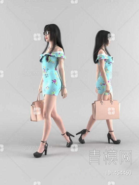 女人3D模型下载【ID:454460】