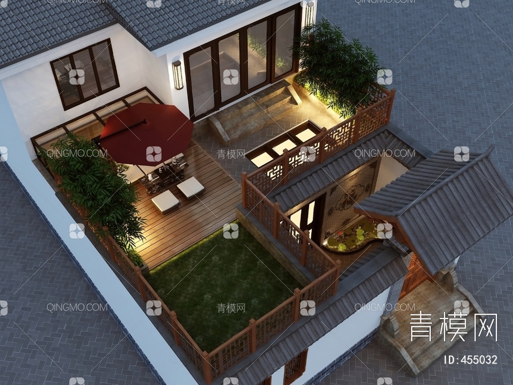 庭院3D模型下载【ID:455032】