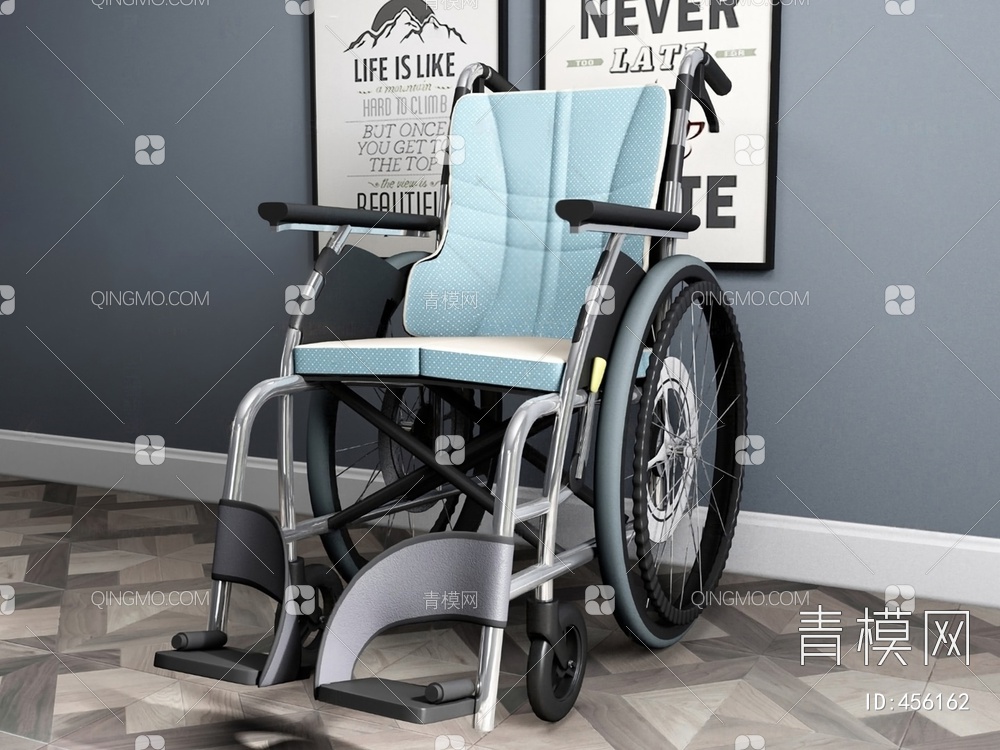 轮椅3D模型下载【ID:456162】