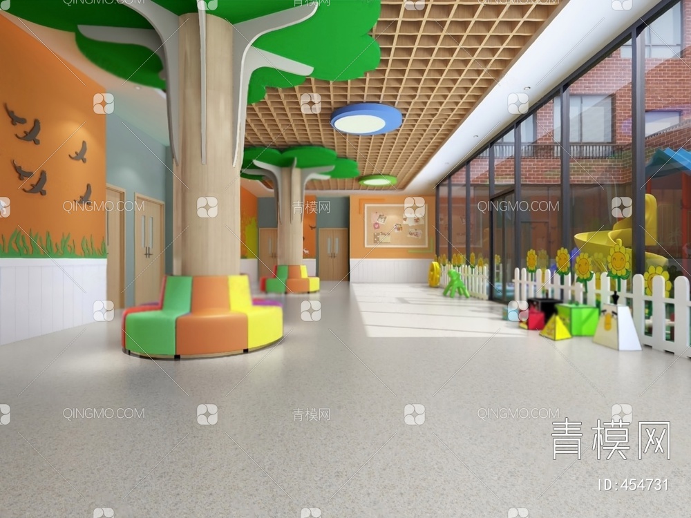 幼儿园大厅3D模型下载【ID:454731】