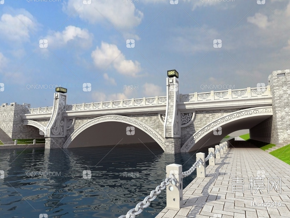 桥3D模型下载【ID:455316】
