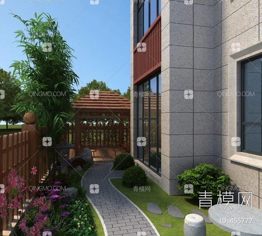 庭院3D模型下载【ID:455772】