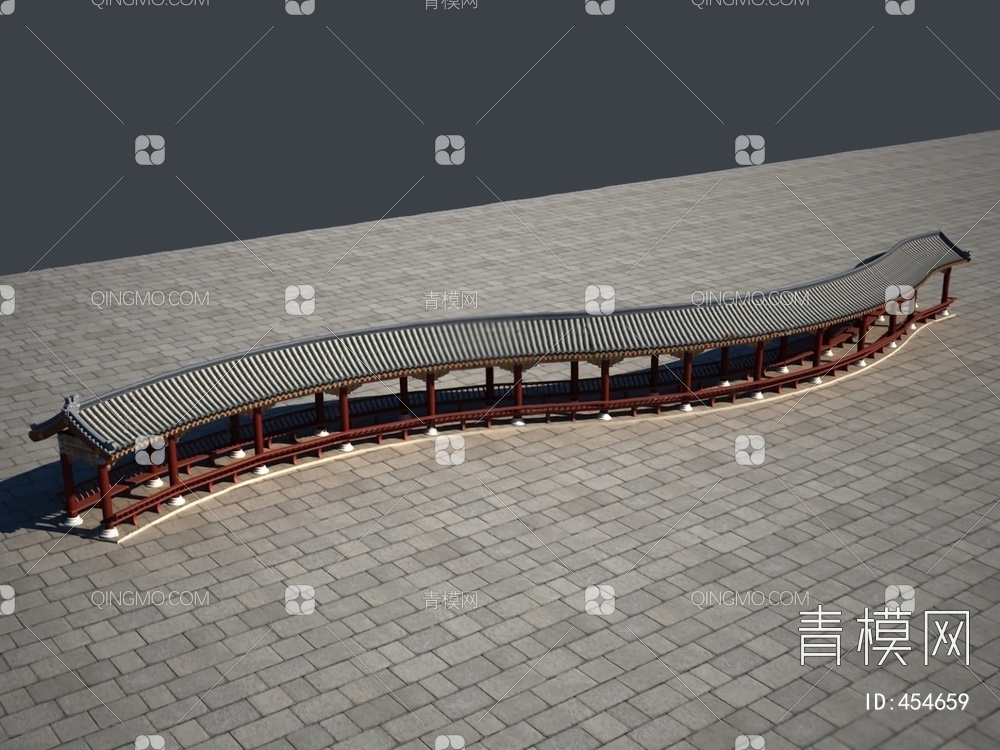 长廊3D模型下载【ID:454659】