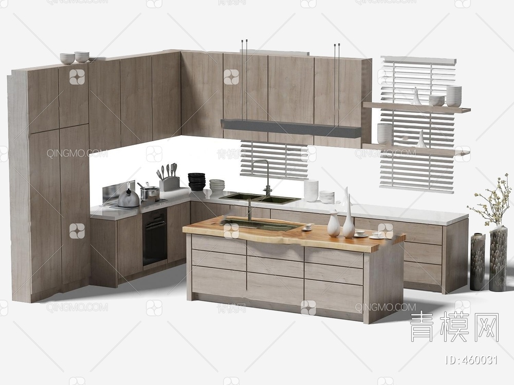 厨房用品3D模型下载【ID:460031】