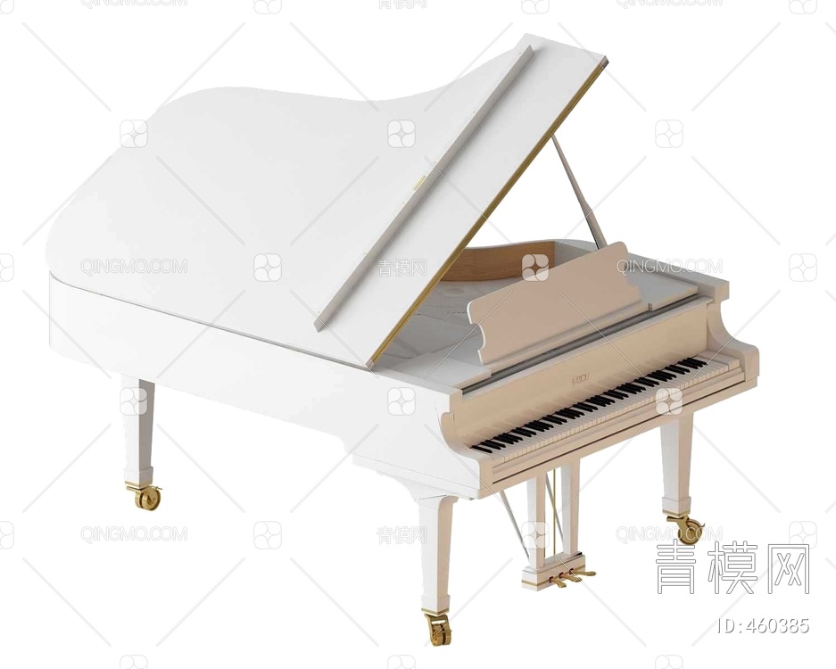 钢琴3D模型下载【ID:460385】