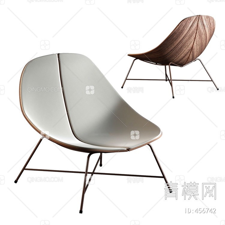铁艺单椅3D模型下载【ID:456742】