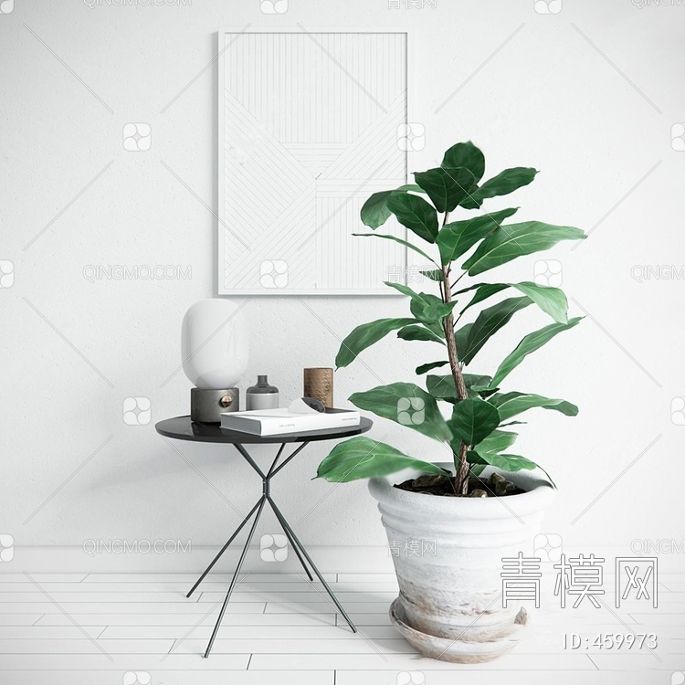 盆栽3D模型下载【ID:459973】
