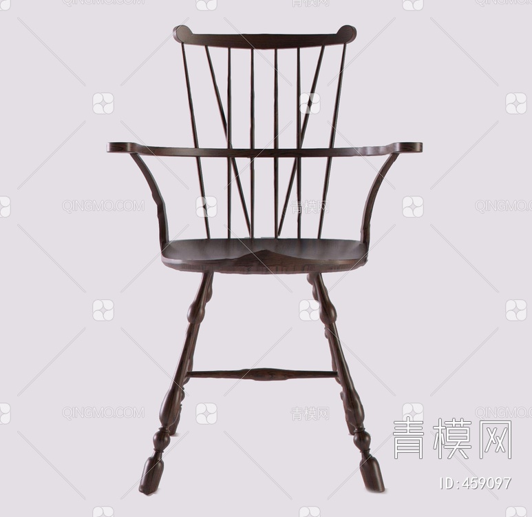 单人椅3D模型下载【ID:459097】