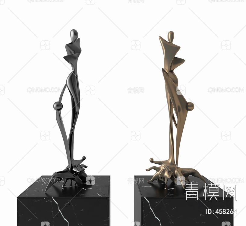 雕塑3D模型下载【ID:458264】