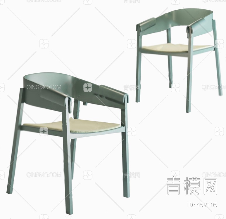 单人椅3D模型下载【ID:459105】