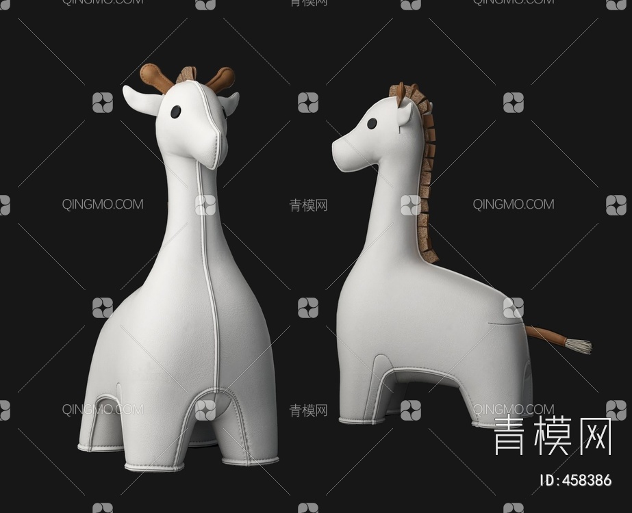 小鹿玩具摆件3D模型下载【ID:458386】
