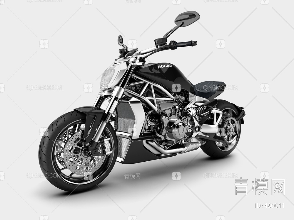 摩托车3D模型下载【ID:460011】