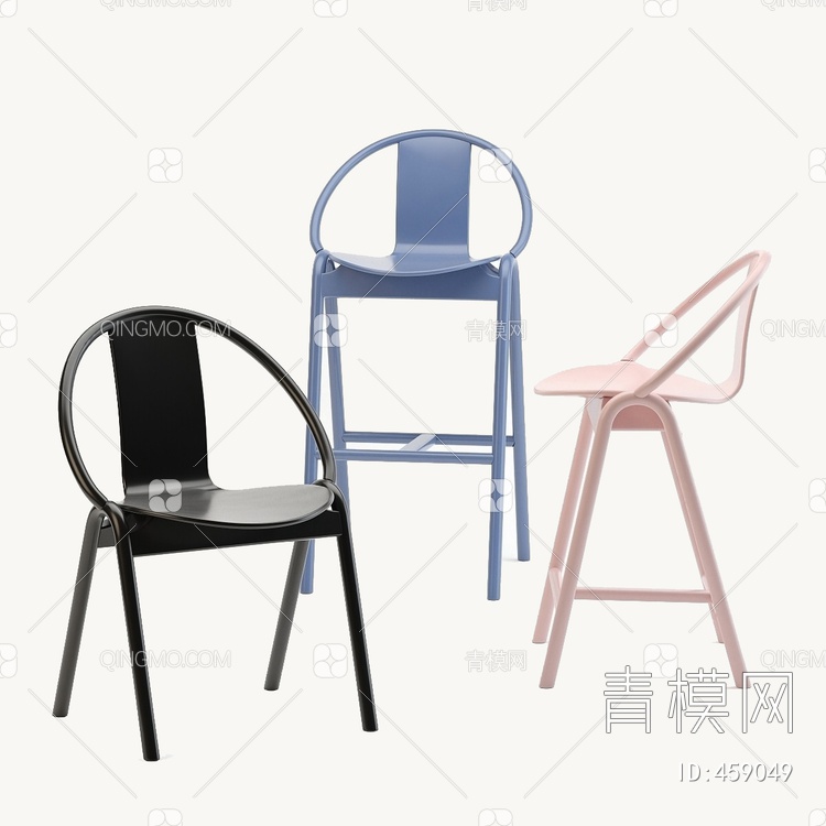 单椅3D模型下载【ID:459049】