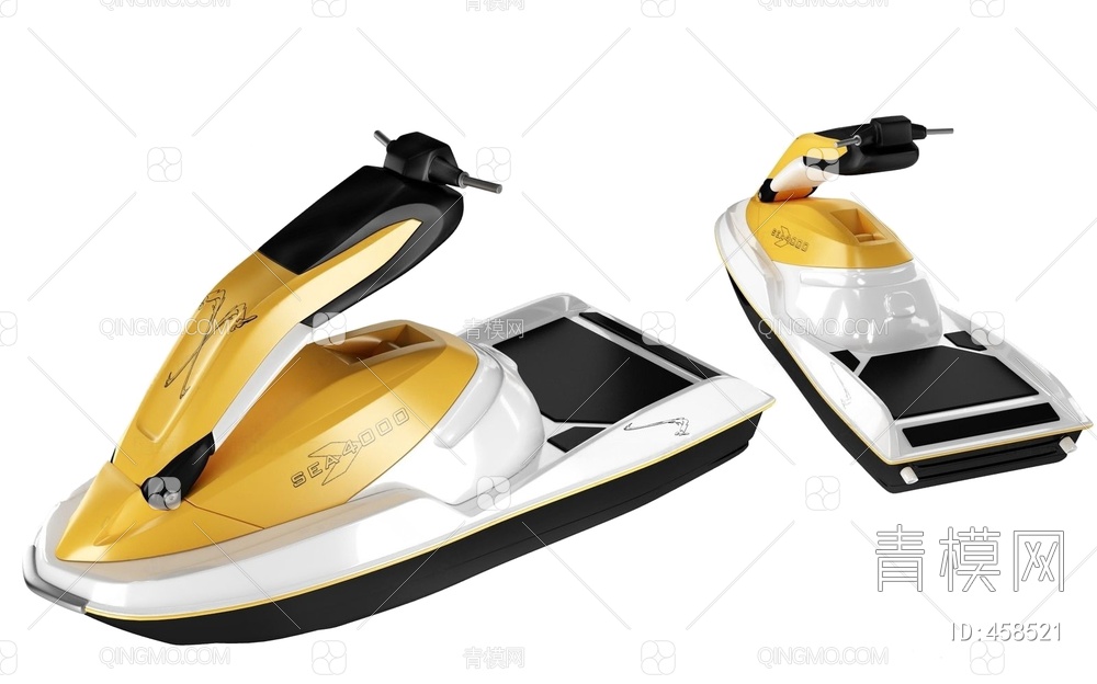 摩托艇3D模型下载【ID:458521】