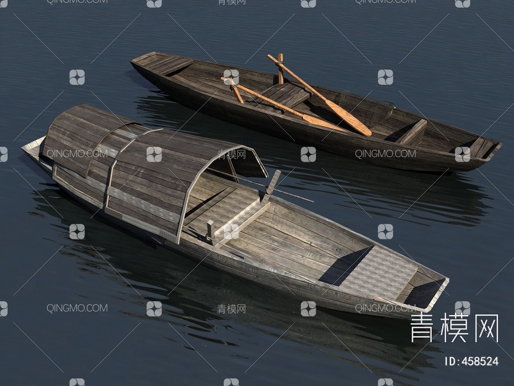 木船3D模型下载【ID:458524】